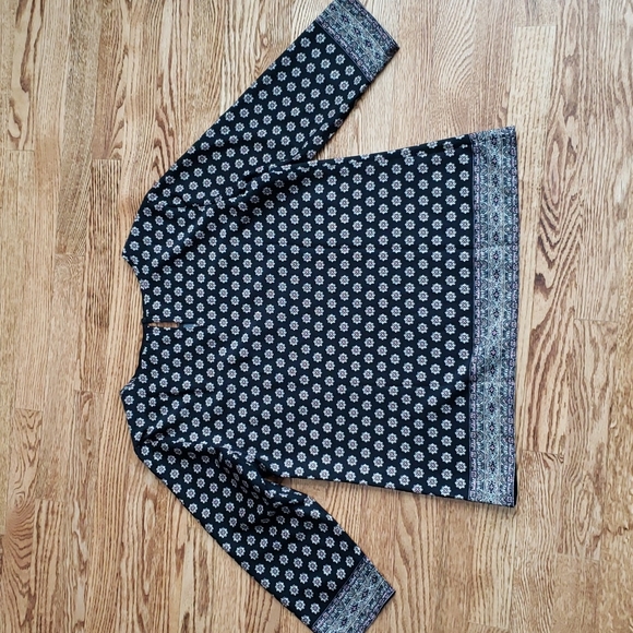 (S) Ann Taylor Subtle Floral Soft Pretty Classic Boho Chic Whimsical Vacation - Picture 8 of 8